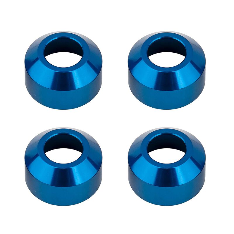 RC8B4 FT CVA Axle Sleeves, Blue Aluminum