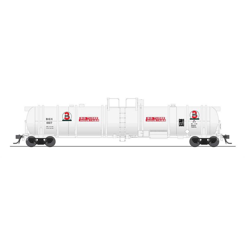 HO Cryogenic Tank Car, Big 3 (2)