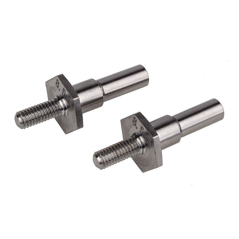 FT Titanium Front Axles, 8.5mm: RC10T6.1