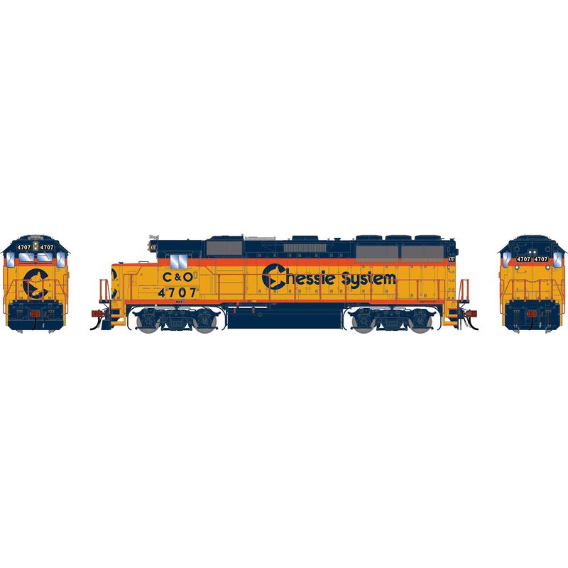 HO GEN GP50 PH I Locomotive w/DCC & Sound, Legendary Liveries CO #4707