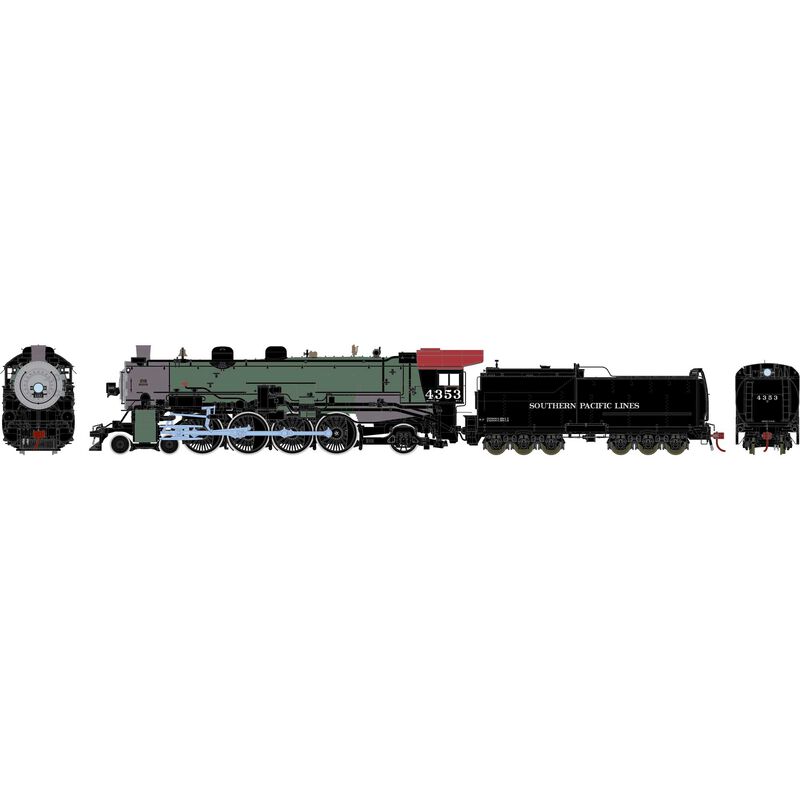 HO 4-8-2 MT-4, SP/Early Green Boiler #4353