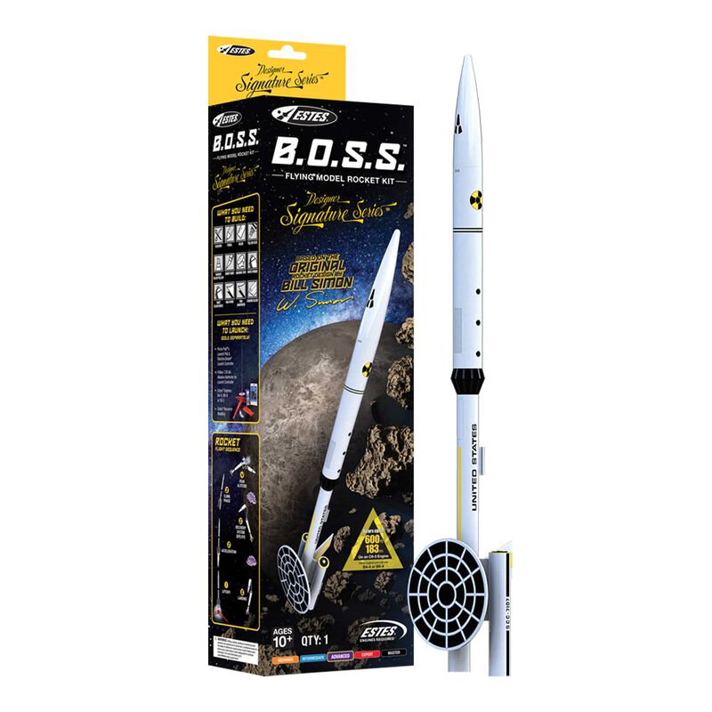 B.O.S.S.™ (Belt Observer Survey Ship) Model Rocket Kit