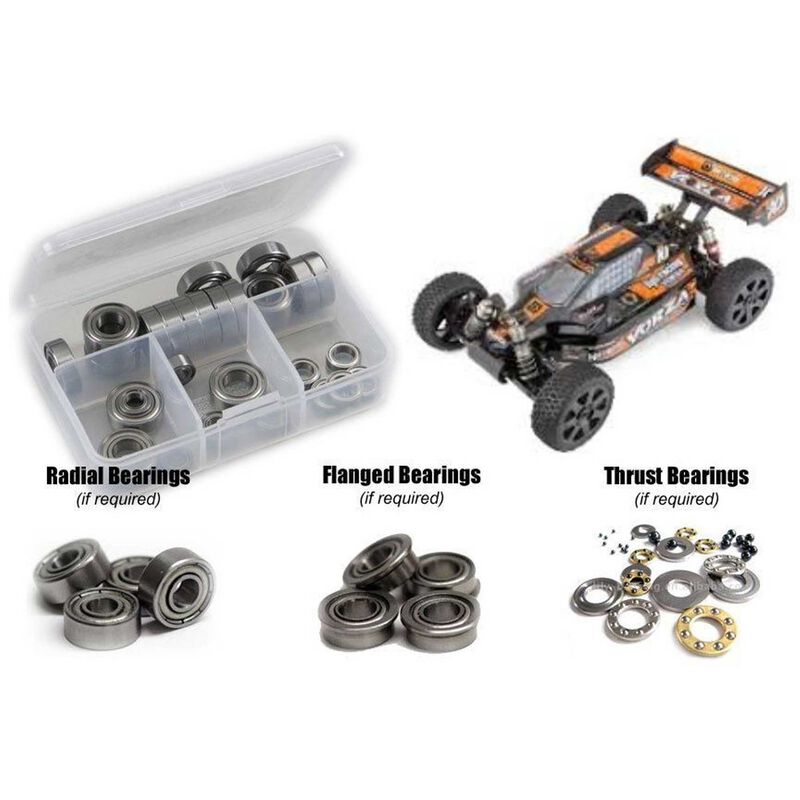 Metal Shielded Bearing Kit, 1/8 HPI Vorza Flux