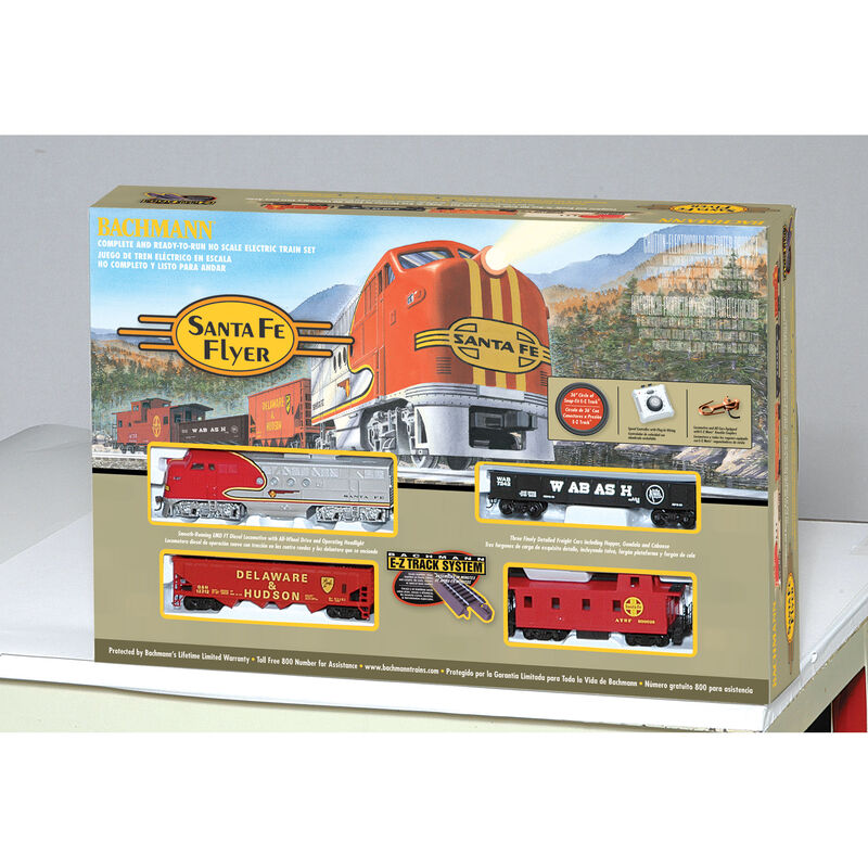 HO Santa Fe Flyer Train Set, SF