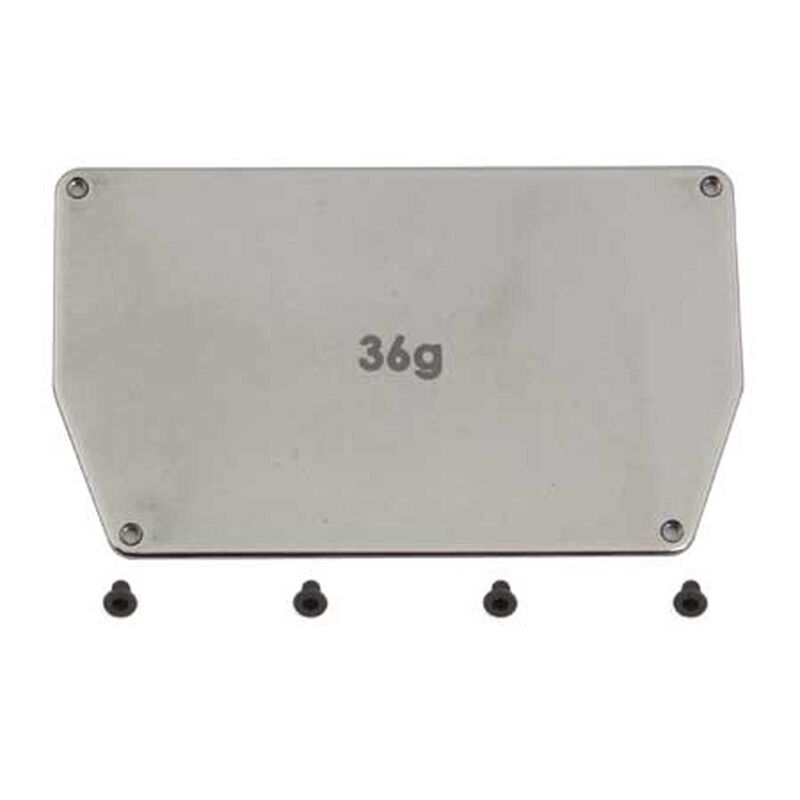 Factory Team 36g Steel Chassis Weight, 1/10 Team Associated RC10B6