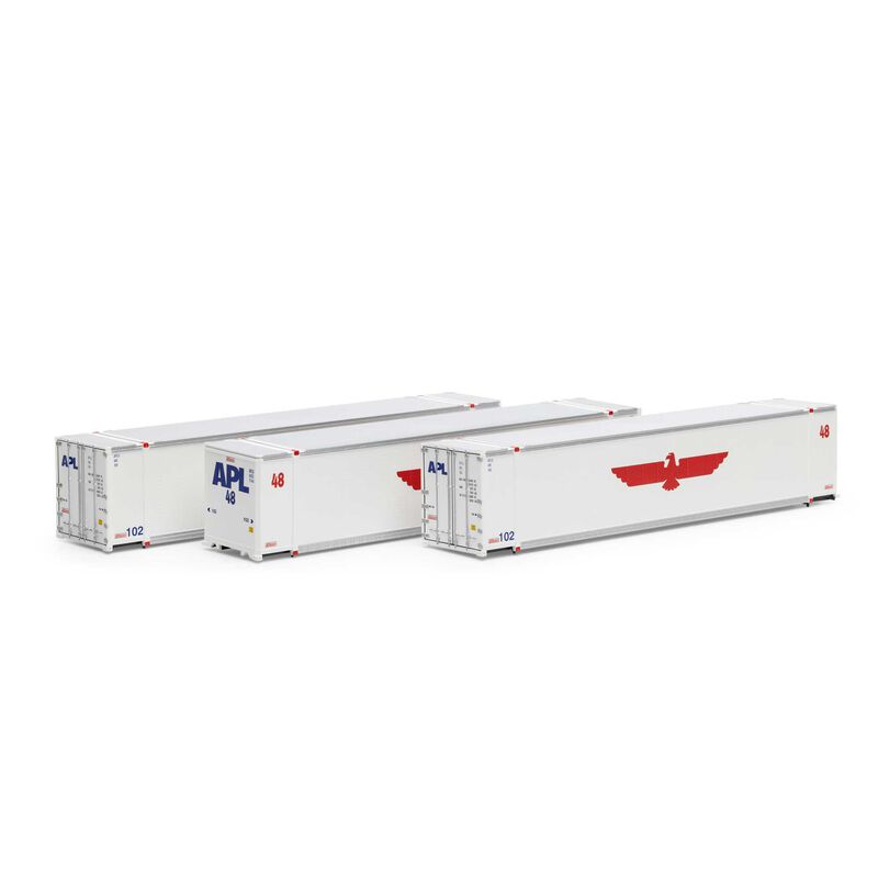 HO 48' Containers, APLU #485709 / 485744 / 485783 (3)