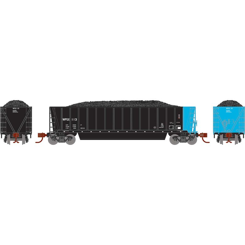 N ATH Berwick Bathtub Gondola with Load, WPSX #113
