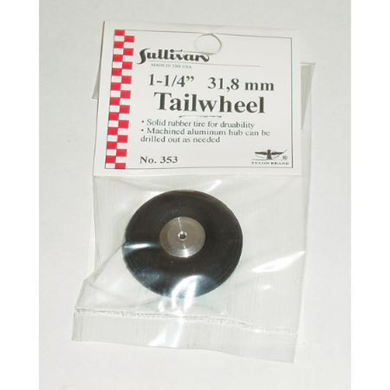 Tailwheel, 1-1/4"