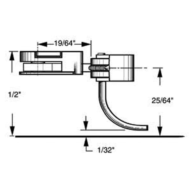 HO Body Mounted Coupler, 19/64" Center (2pr)