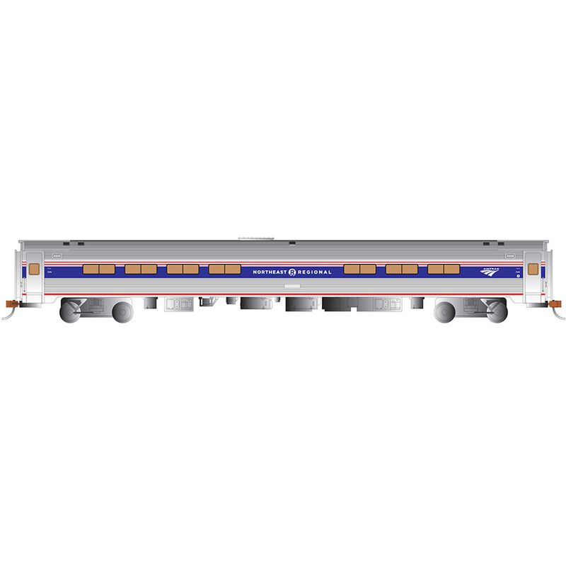 HO 85' Budd Amfleet I Business Amtrak NE Ph VI