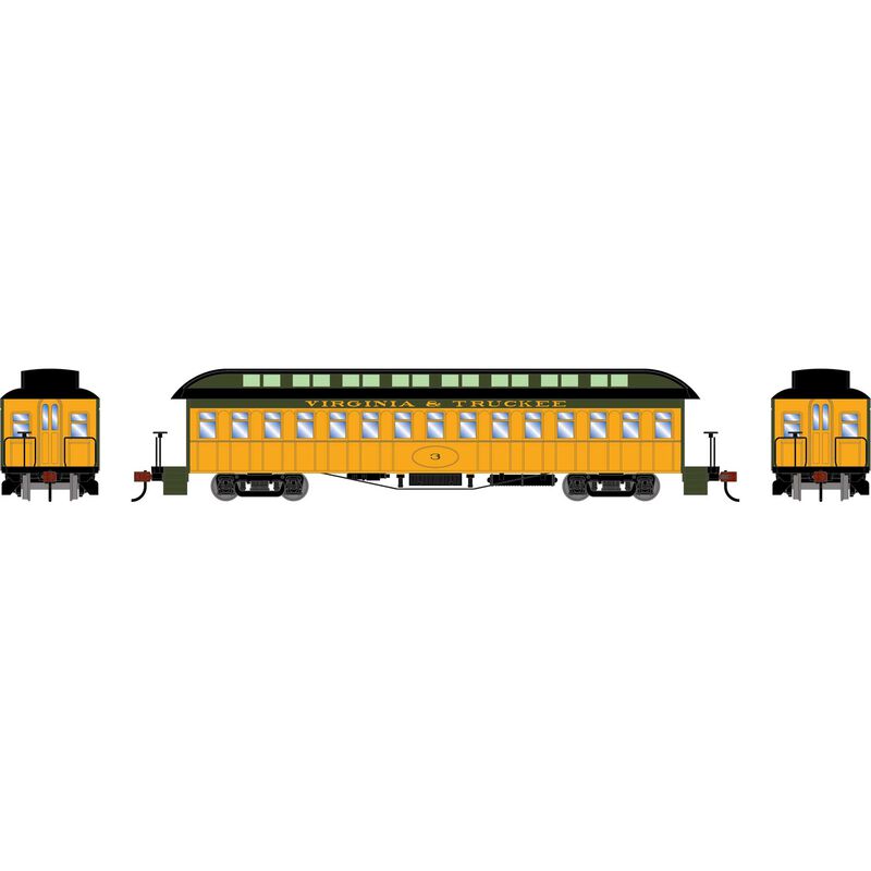 HO 50' Old Time Overland Coach, V&T #3