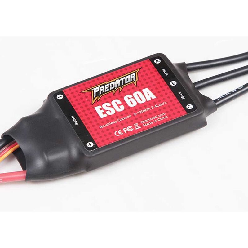 60A ESC  Predator 60A ESC 3A BEC, XT60