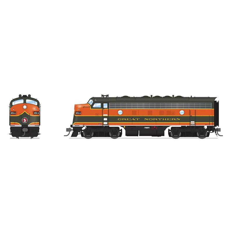 HO EMD F7A Locomotive, GN 454D, As-Delivered Empire
