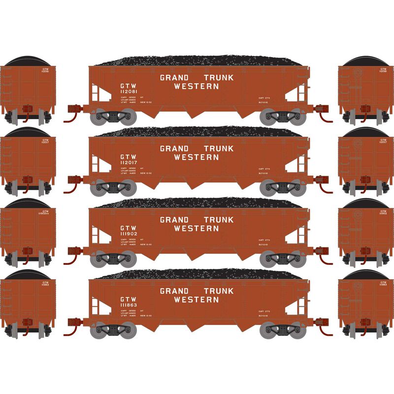 N 40' Offset Coal Hopper with Load, GTW #2 (4)