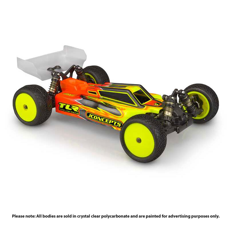 Clear Body, F2: TLR 22X-4 with S-Type Wing