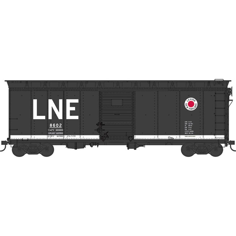 HO 40ft Boxcar L&NE #8608