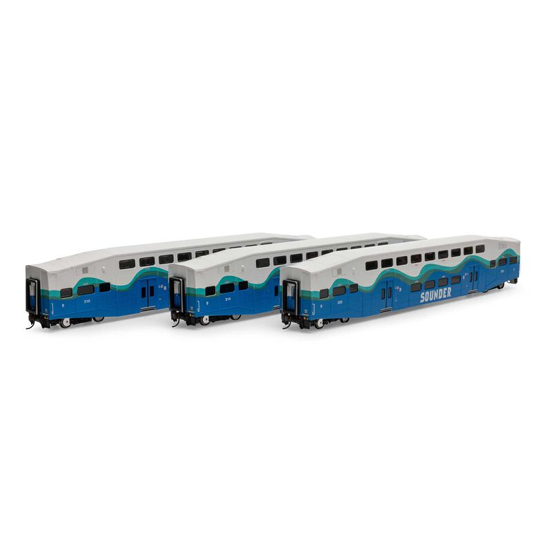 HO Bombardier Passenger Control, SDRX #210 / #214 / #223 (3)