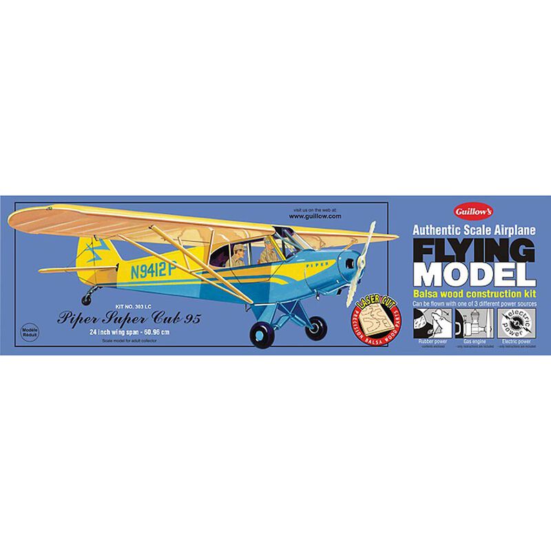Piper Cub 95 Laser Cut Kit, 24"