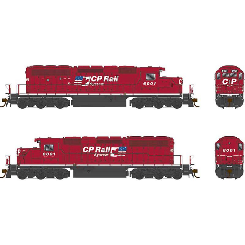 HO GMD SD40-2 Locomotive with DCC & Sound, CP 5958
