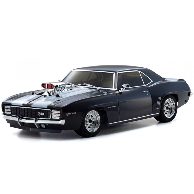 1/10 1969 Chevy Camaro Z/28 RS Supercharged Fazer Mk2 FZ02 Brushless 4x4 Touring RTR, Tuxedo Black