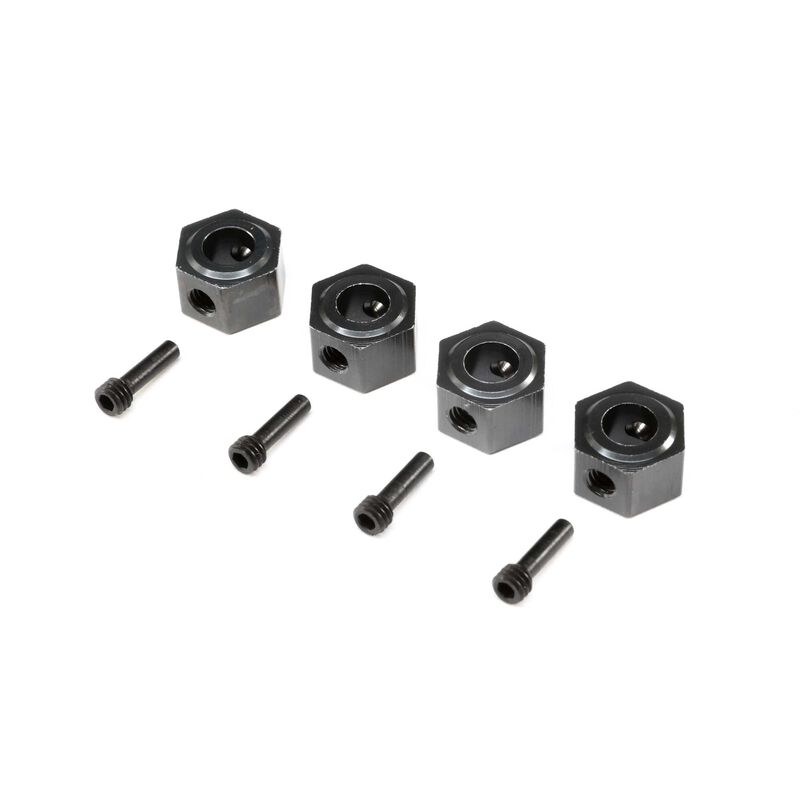 12mm Machined Wheel Hex (4): LMT