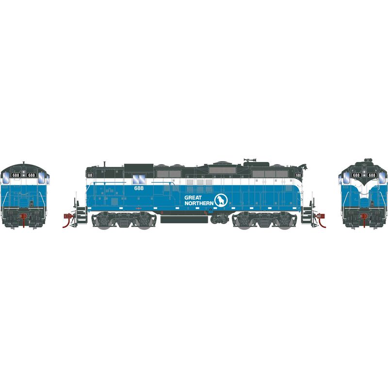 HO GP9 Locomotive, GN #688