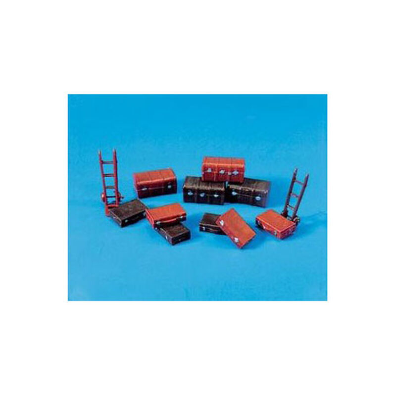 HO Trucks/Suitcases & Trolley Sack Truck (12)
