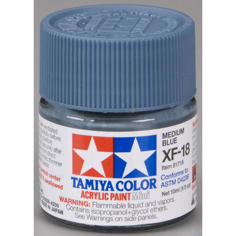 Acrylic Mini XF18, Medium Blue