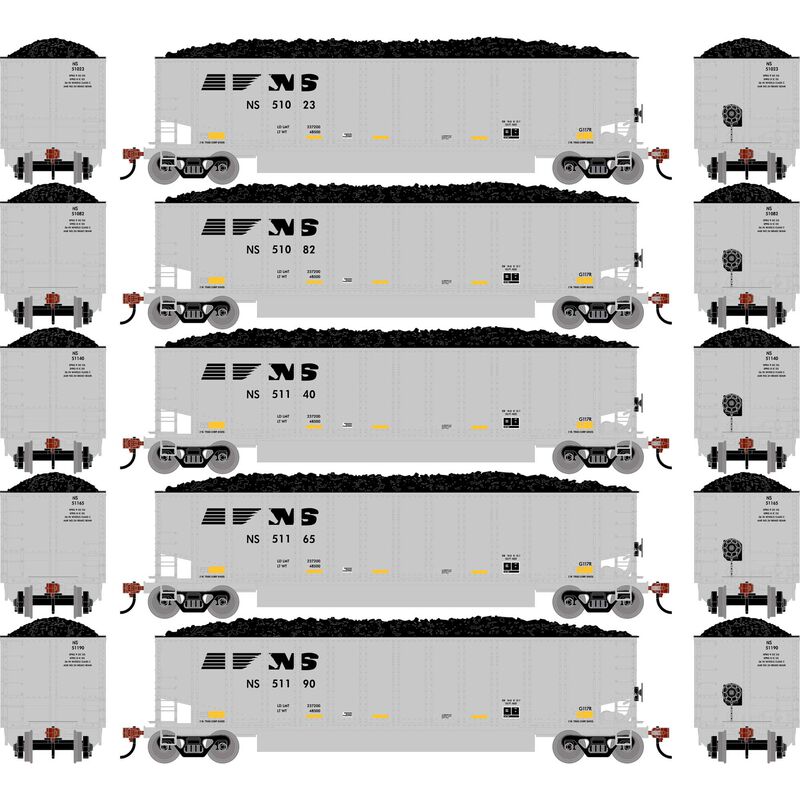 N ATH Bethgon Coalporter w/Coal Load, NS #51023/51082/51140/51165/51190 (5)