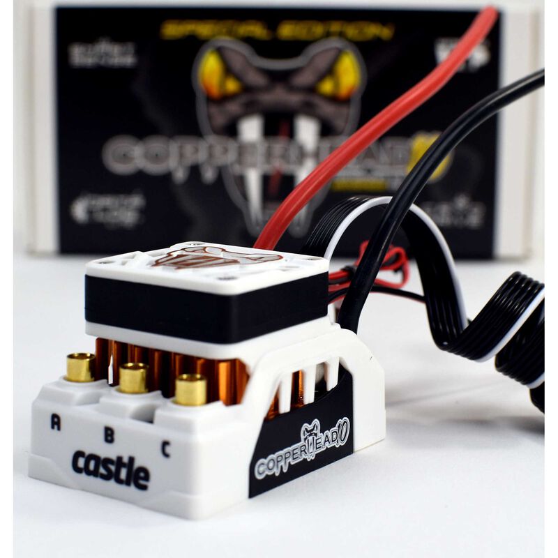 Copperhead 10 16.8V Waterproof Sensored ESC, Special Edition