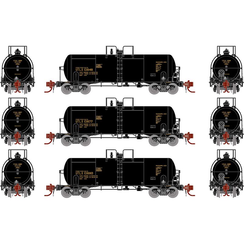 N 13,600-Gallon Acid Tank, UTLX, Black (3)