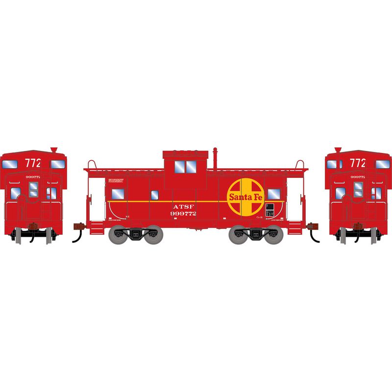 HO ATH Wide-Vision Caboose, ATSF #999772