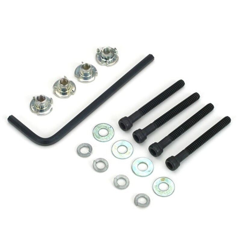 Socket Head Bolt & Nuts; 4-40 Thread, 1" Length