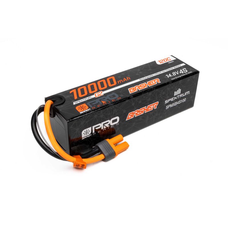 14.8V 10000mAh 4S 120C Smart G2 Pro Basher LiPo Battery: IC5