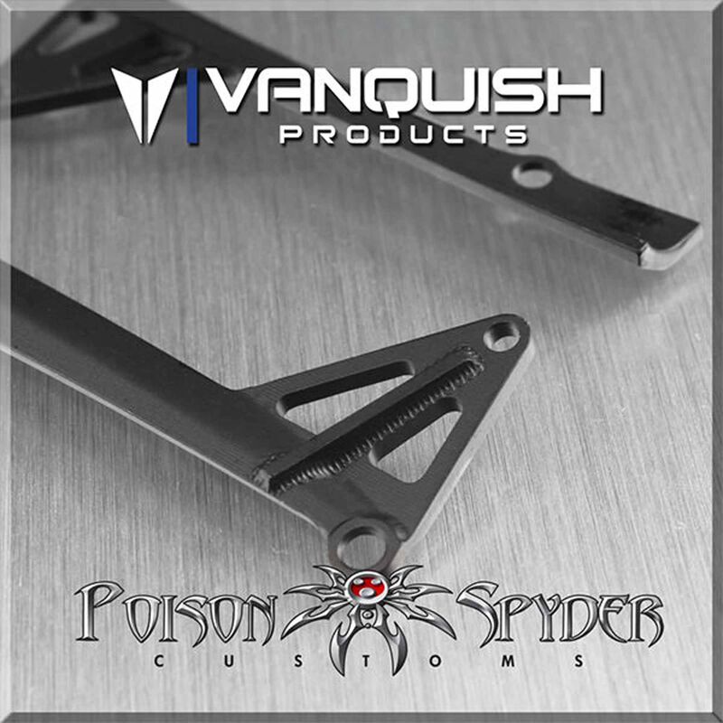 Poison Spyder JK LED Light Bar Mount, Black Anodized