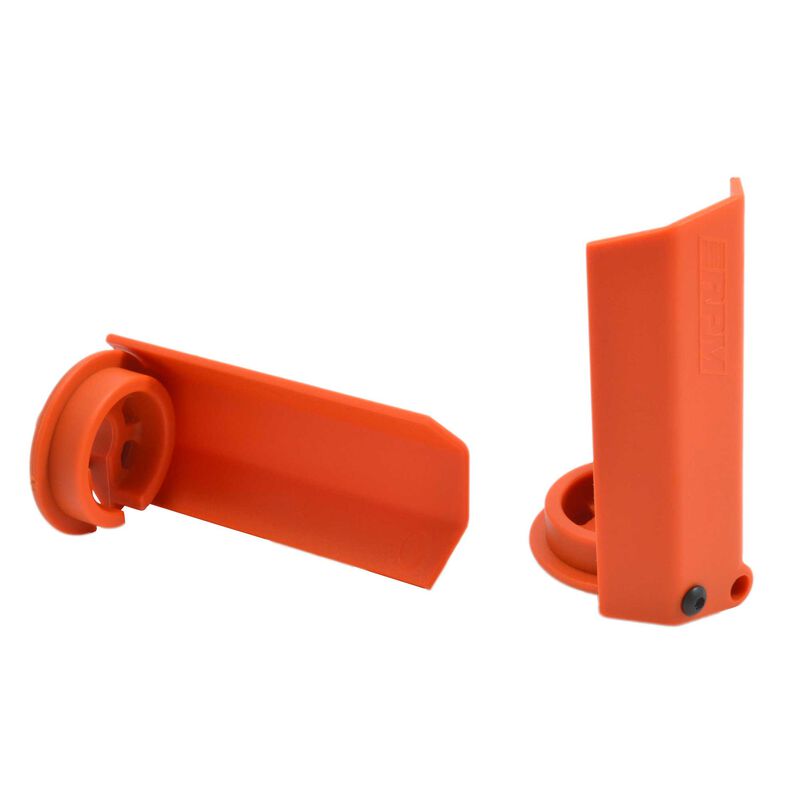 Shock Shaft Guards, Orange: Traxxas X-Maxx