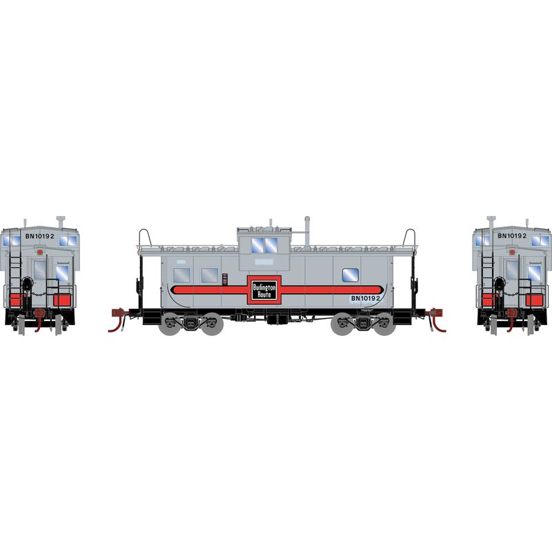 HO GEN ICC Caboose with Lights, BN #10192