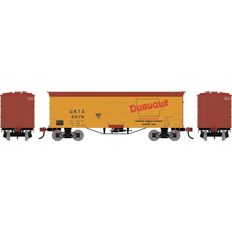HO RND 36' Wooden Reefer, URTX #63178