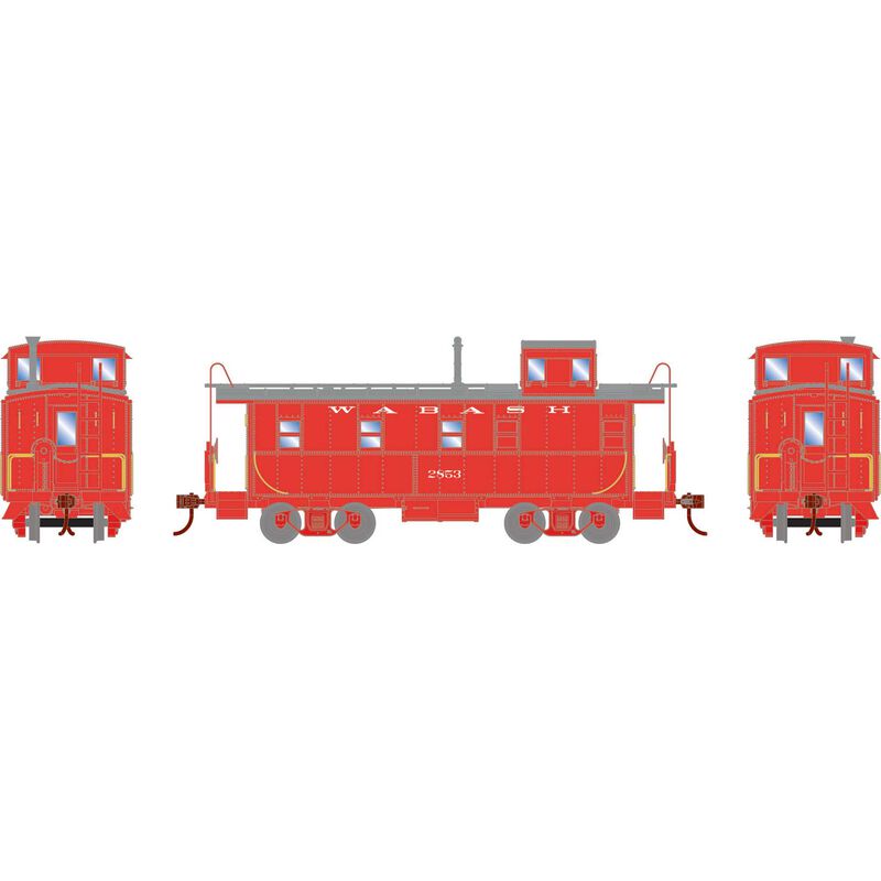 HO Cupola Caboose, Wabash #2853