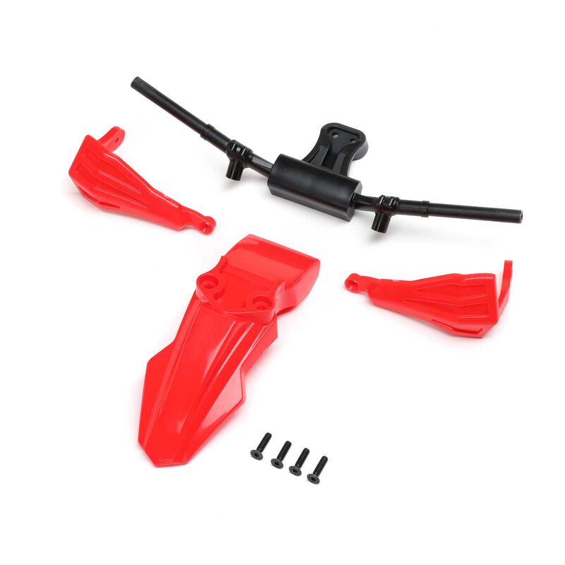 Fender, Handguards & Handle Bars, Red: PM-SM/MX