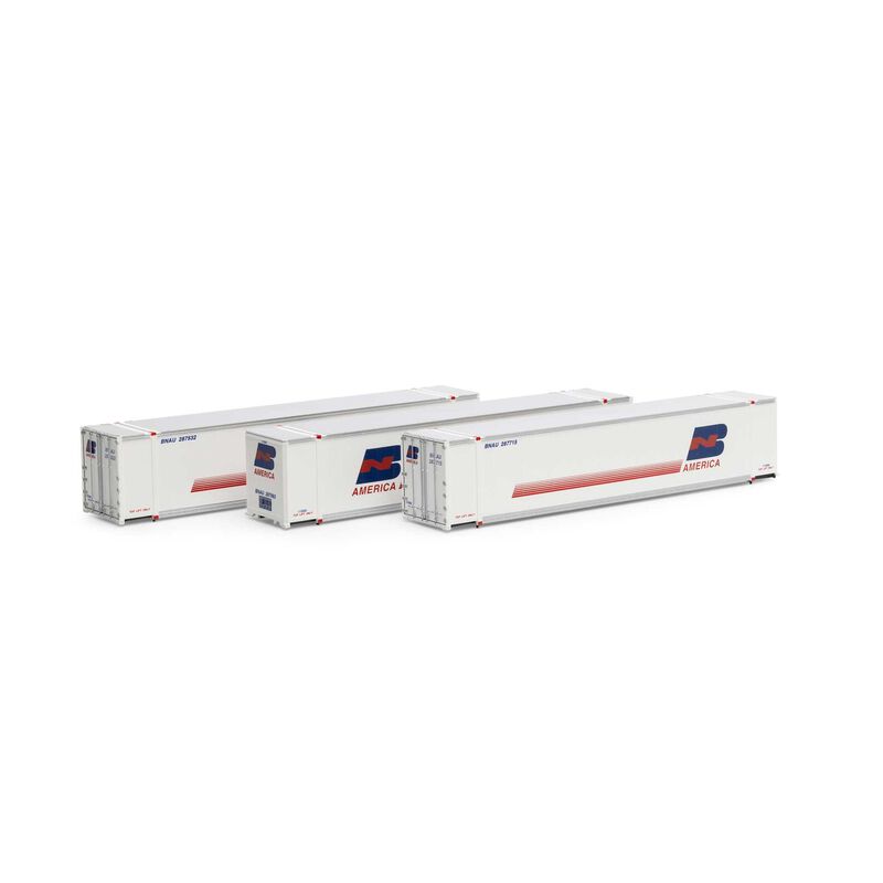 HO 48' Containers, BNAU #287532 / 287663 / 287715 (3)