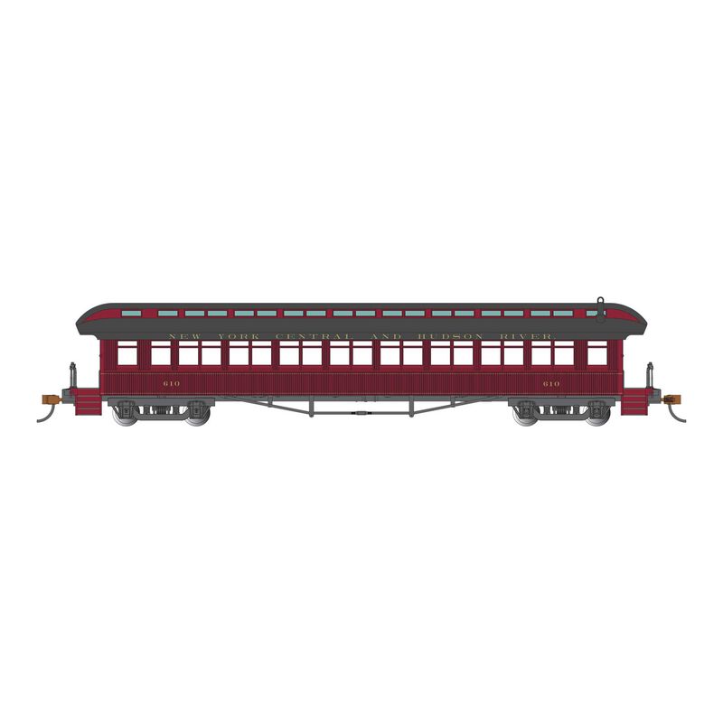 HO 68' Passenger Car, 1900s Era New York & Hudson River #610