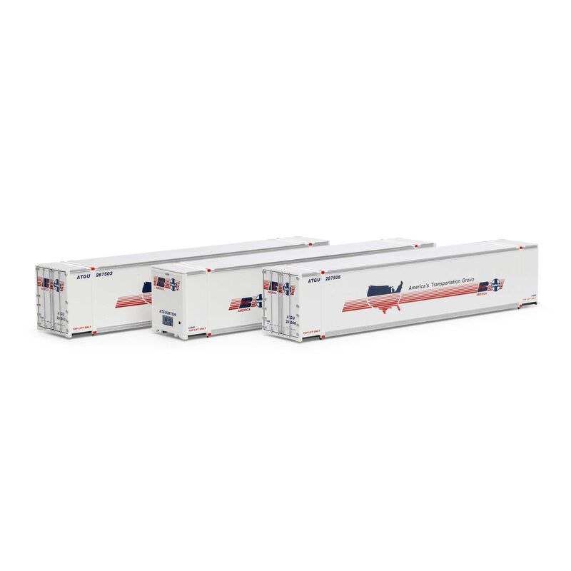 HO 48' Containers, ATGU #287503 / 287506 / 287508 (3)