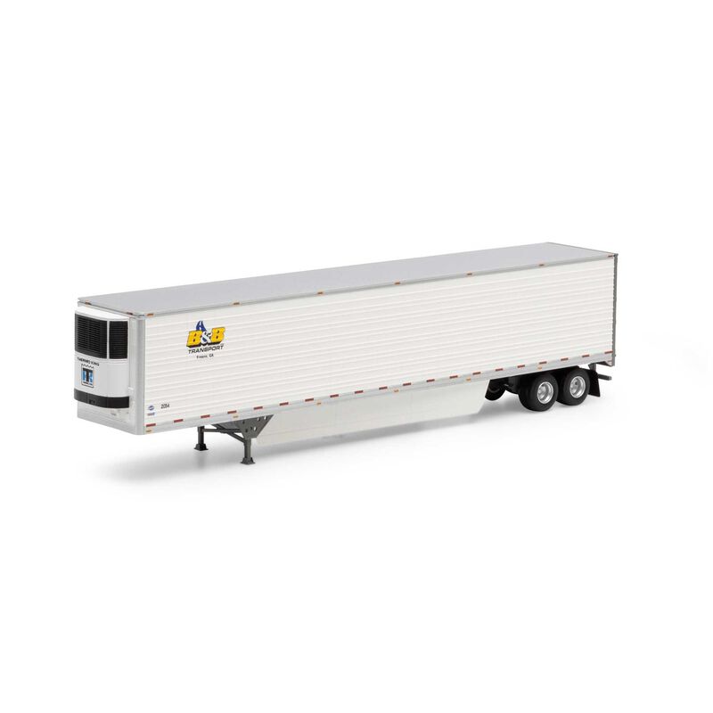 HO 53' Reefer Trailer, B&B Transport #2054