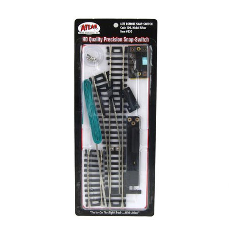 HO Code 100 Remote Left-Hand Switch