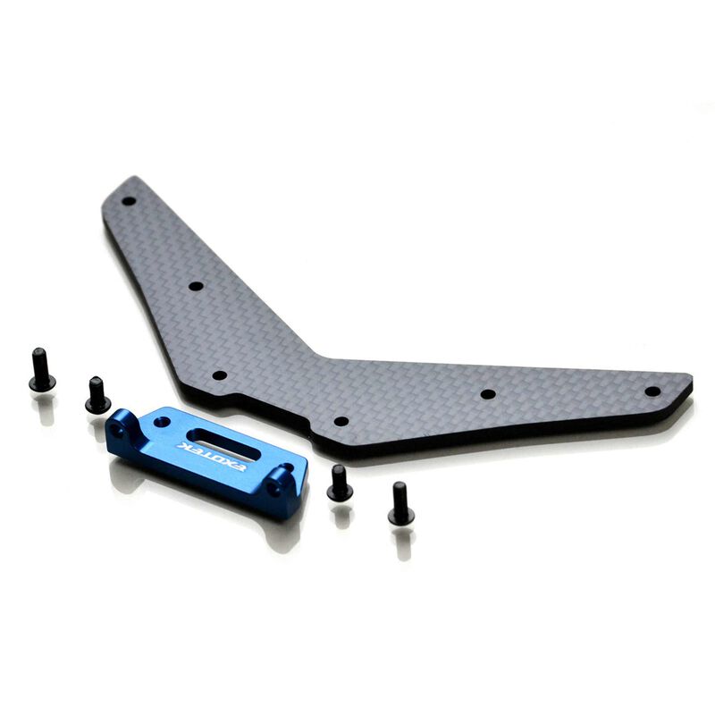 Slash Carbon Fiber Rear Body Mount, +28 mm Back