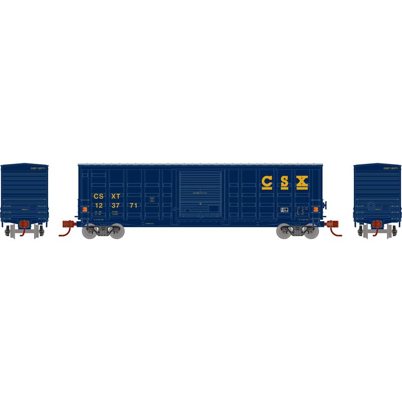 N 50' Waffle Box Car, CSXT #123771