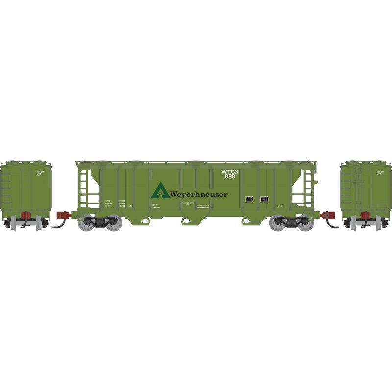 N PS-2 2893 3-Bay Covered Hopper, WCTX #088