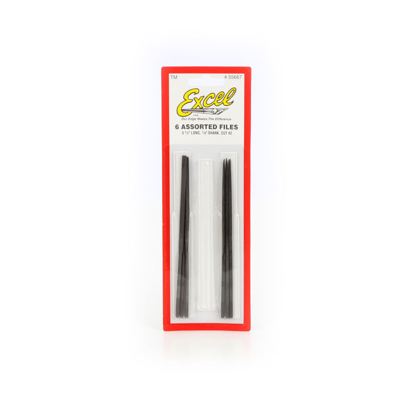 File Set, 6 Assorted, 5.75", Cut #3