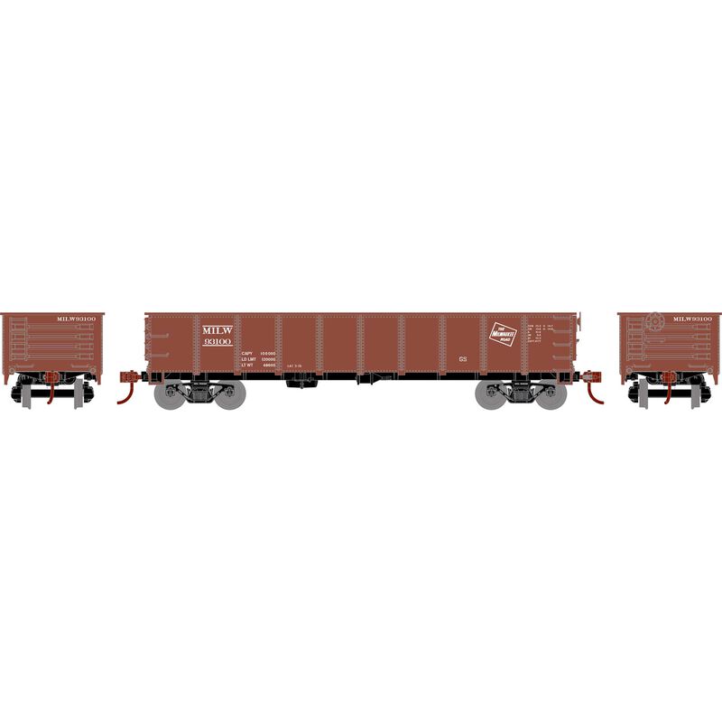 HO RND 40' Gondola, MILW #93100